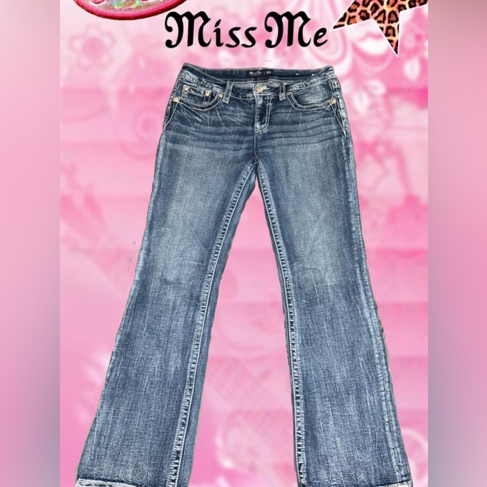 Miss Me Flare Jeans in Classic Blue